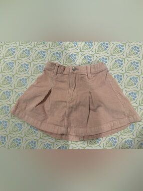 Zara Blush Corduroy Skort